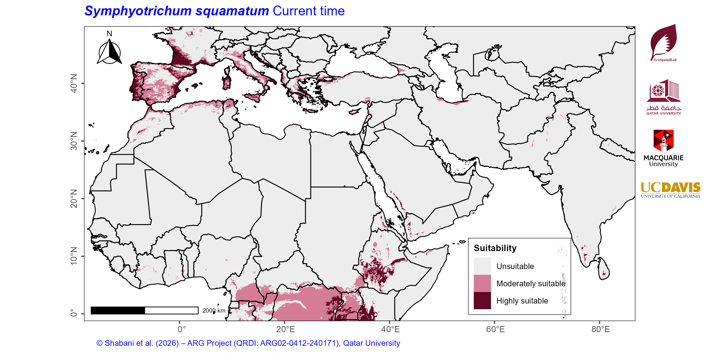 Projected Climate Suitability in the Mediterranean–Middle East–North Africa Dryland Belt Current