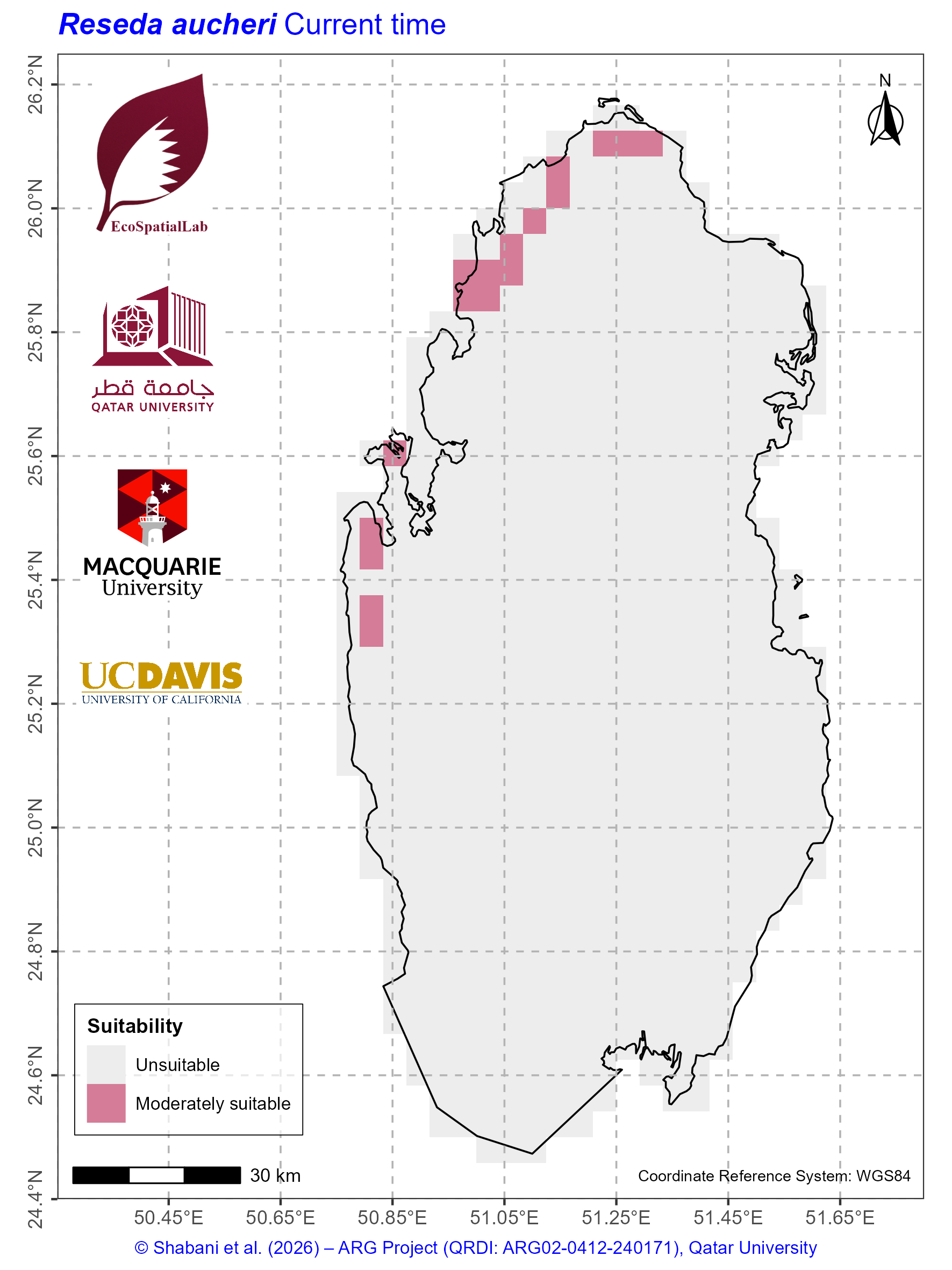 Qatar Climate Suitability Current
